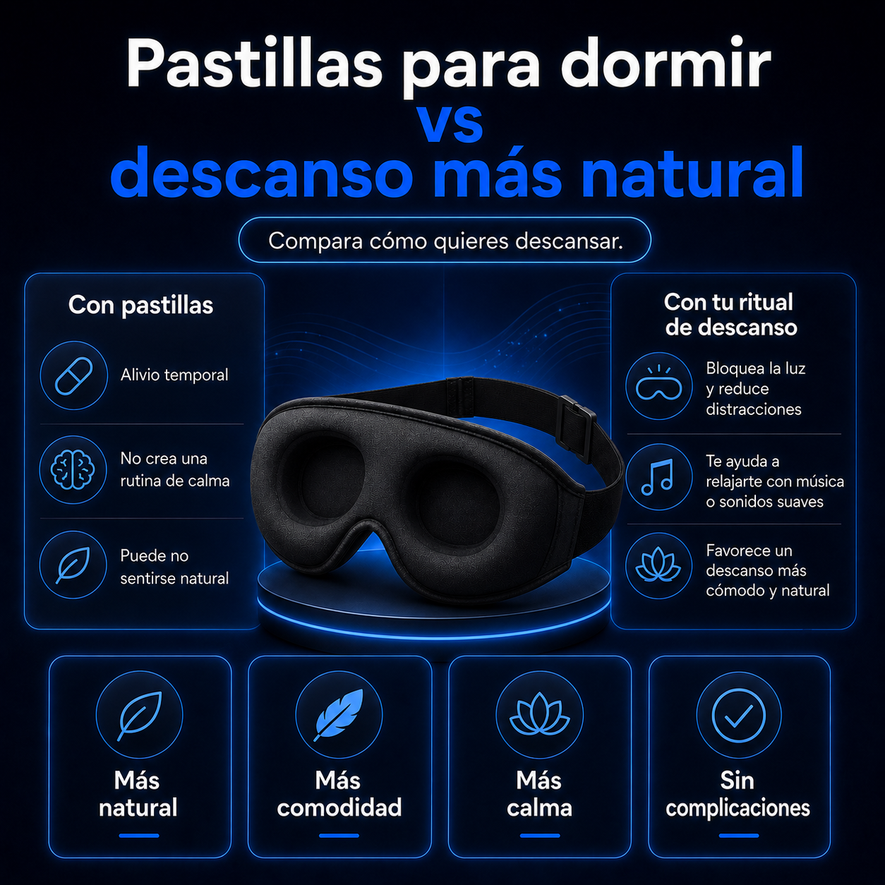 Máscara 3D Bluetooth